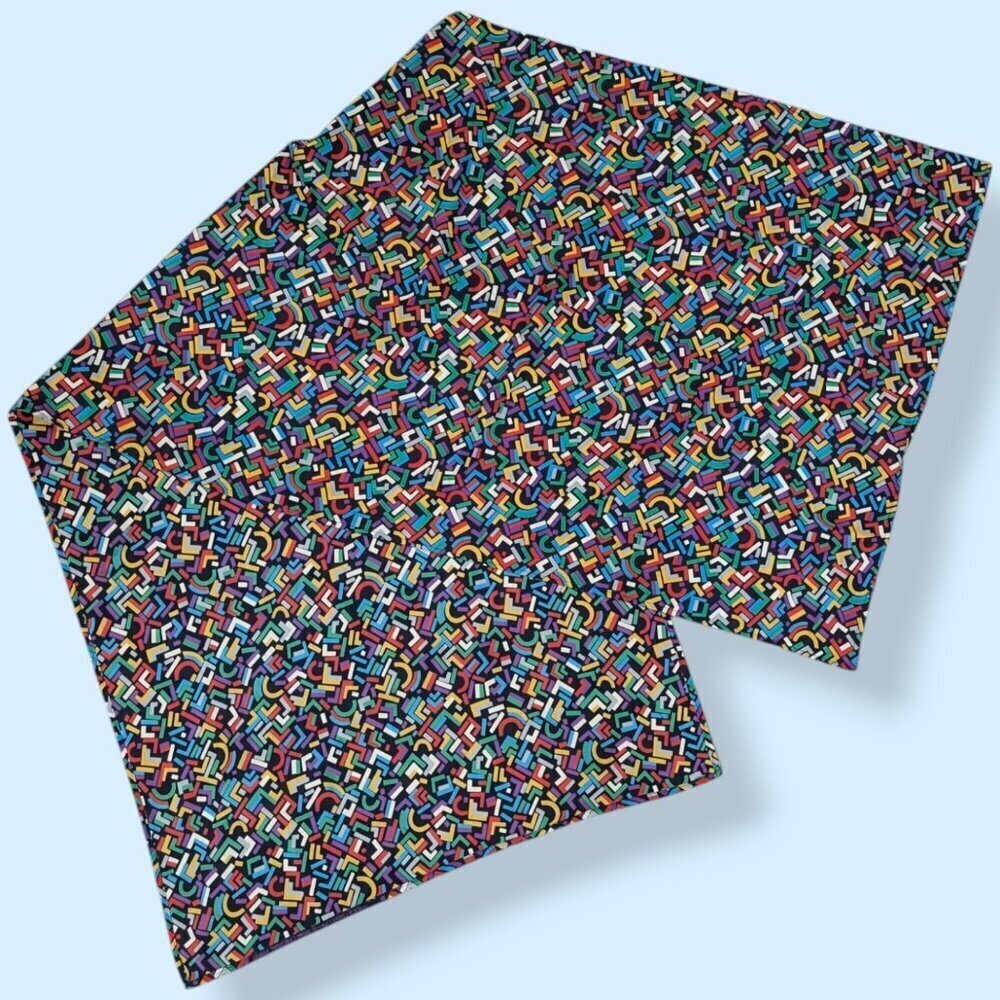Abstract Multicolour Rectangular Scarf